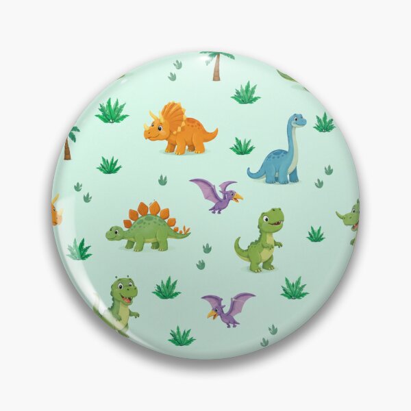 Item preview, Cute Dinosaur Pattern – Prehistoric Dino Friends for Kids designed and sold by Ceylo Art.