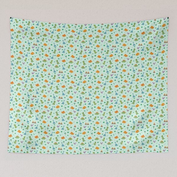 Item preview, Cute Dinosaur Pattern – Prehistoric Dino Friends for Kids designed and sold by Ceylo Art.