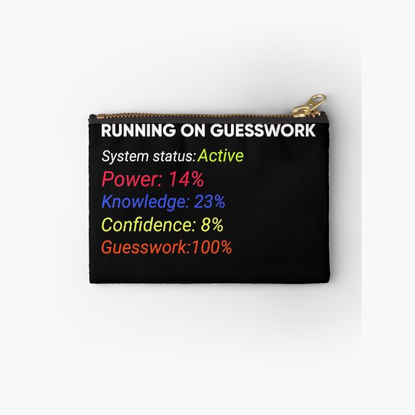 Item preview, Running on Guesswork | Funny Relatable T-Shirt  designed and sold by FuzzDrive.