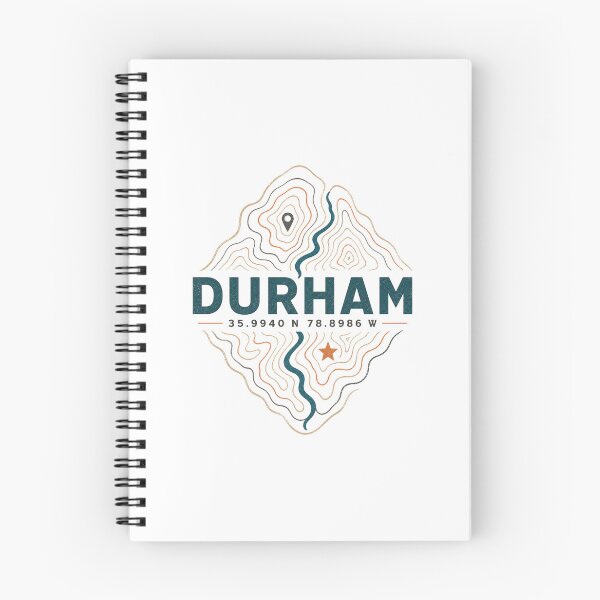 Item preview, Durham North Carolina Retro City Landscape | Local Travel Art designed and sold by AMICO77.
