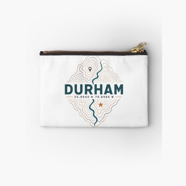 Item preview, Durham North Carolina Retro City Landscape | Local Travel Art designed and sold by AMICO77.