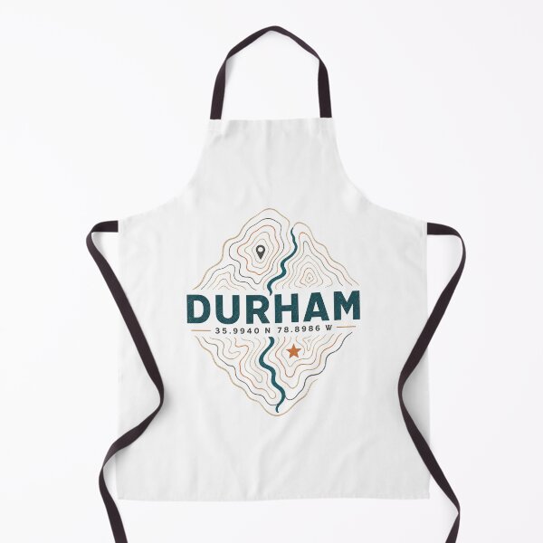 Item preview, Durham North Carolina Retro City Landscape | Local Travel Art designed and sold by AMICO77.