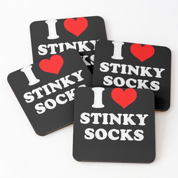 Item preview, I Love Stinky Socks Funny Smelly Feet Weird Humor Gag Gift designed and sold by JamesCrArt.