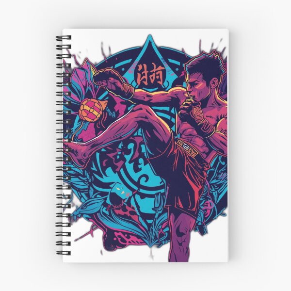 Item preview, Muay Thai Fighter Flying Knee Strike Art designed and sold by Martial-Art-23.