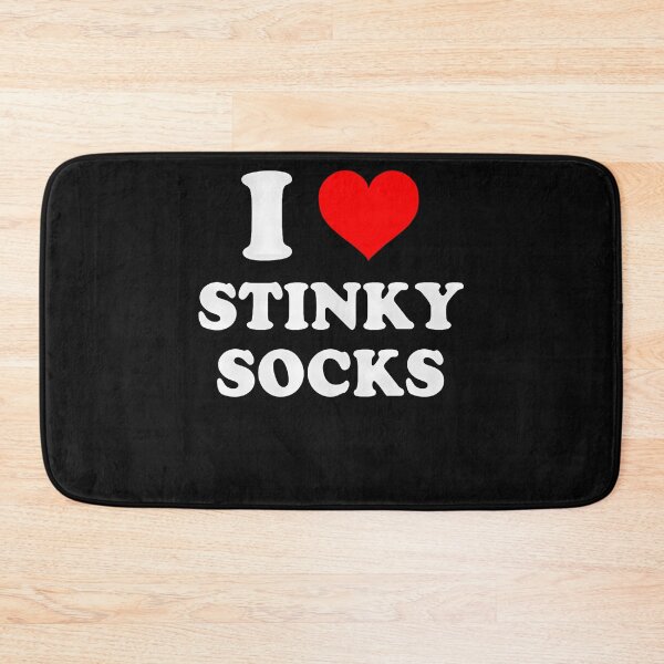 Item preview, I Love Stinky Socks Funny Smelly Feet Weird Humor Gag Gift designed and sold by JamesCrArt.