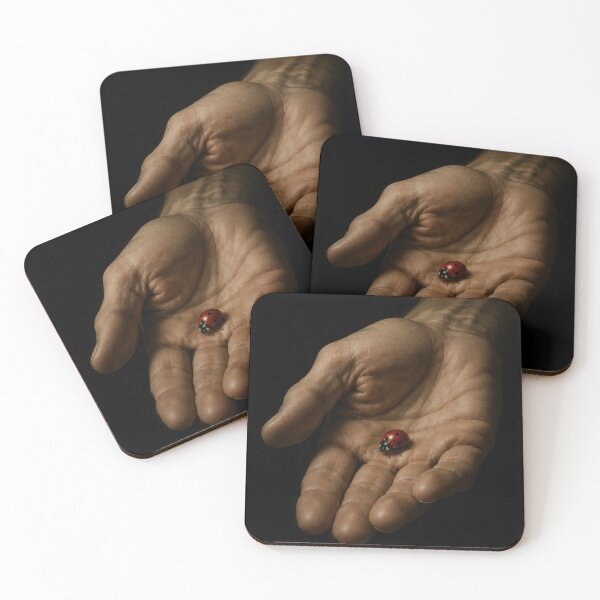 Item preview, Hand Holding a Ladybug designed and sold by ZYVARENNE.