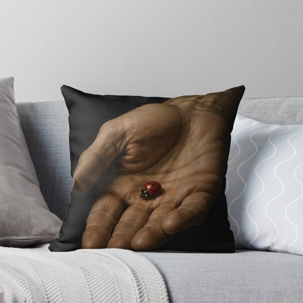 Item preview, Hand Holding a Ladybug designed and sold by ZYVARENNE.
