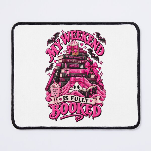 Item preview, My weekend is fully booked - Spooky Readers Club designed and sold by Chaotically Cutee.