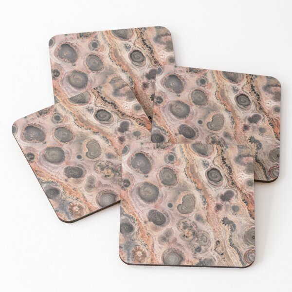 Item preview, Leopard Jasper Quartz Orbicular Gemstone Texture designed and sold by SurfaceCraft Studio.