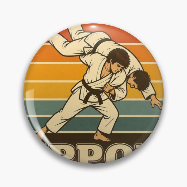 Item preview, Retro Judo Seoi Nage Throw Ippon Art designed and sold by Martial-Art-23.