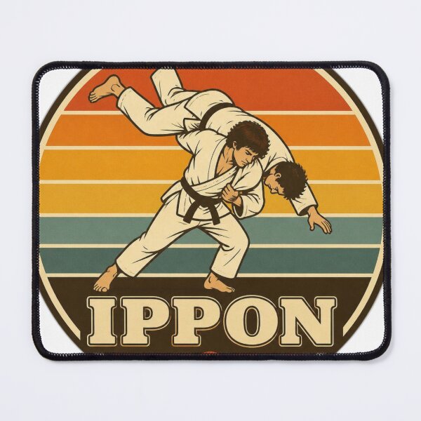 Item preview, Retro Judo Seoi Nage Throw Ippon Art designed and sold by Martial-Art-23.