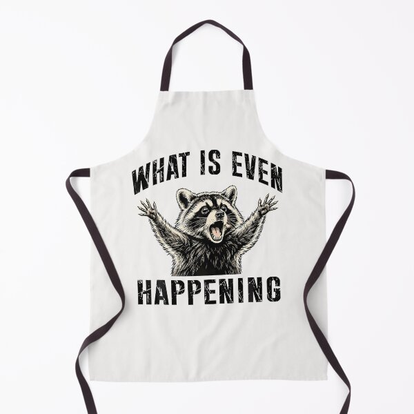 Item preview, What Is Even Happening Funny Raccoon Meme Vintage designed and sold by JamesCrArt.
