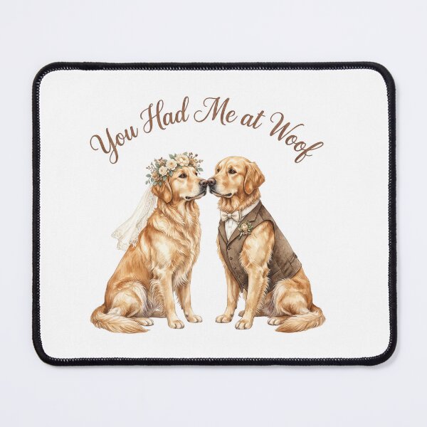 Item preview, Golden Retriever Wedding Couple designed and sold by Tiffany Roy.