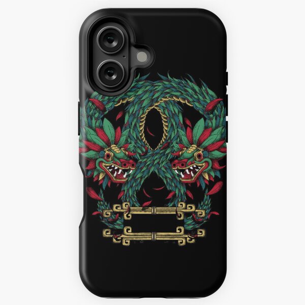 Aperçu de l'œuvre Quetzalcoatl, serpent aztèque créée et vendue par cat poe.