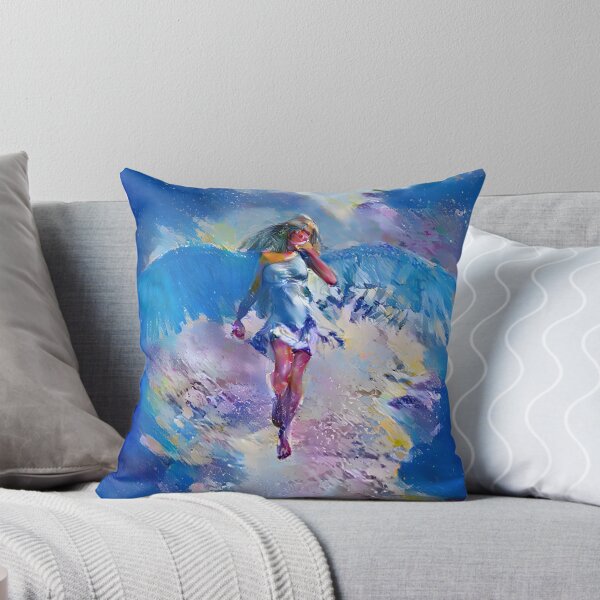 Item preview, Flying Blue Angel - Ethereal Fantasy Art designed and sold by ARabbitHole.
