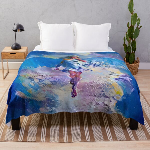 Item preview, Flying Blue Angel - Ethereal Fantasy Art designed and sold by ARabbitHole.