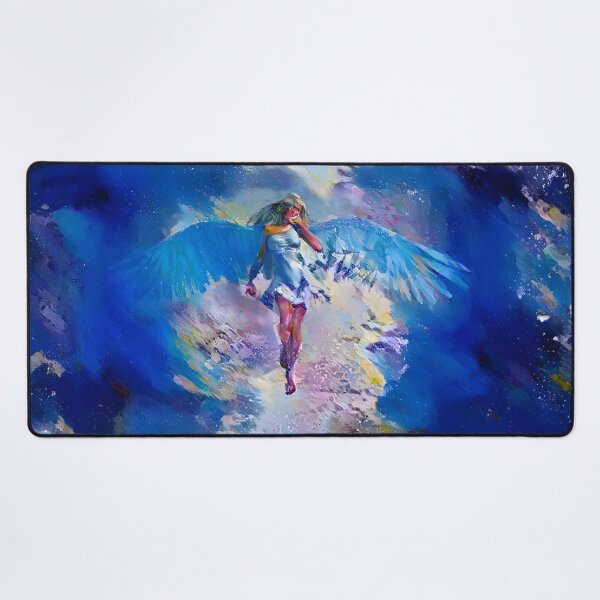 Item preview, Flying Blue Angel - Ethereal Fantasy Art designed and sold by ARabbitHole.