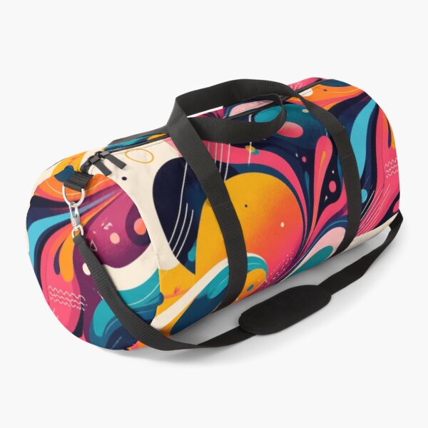 Item preview, Bold Colourful Abstract Swirls | Modern Maximalist Art designed and sold by My Gluten Free Life UK.