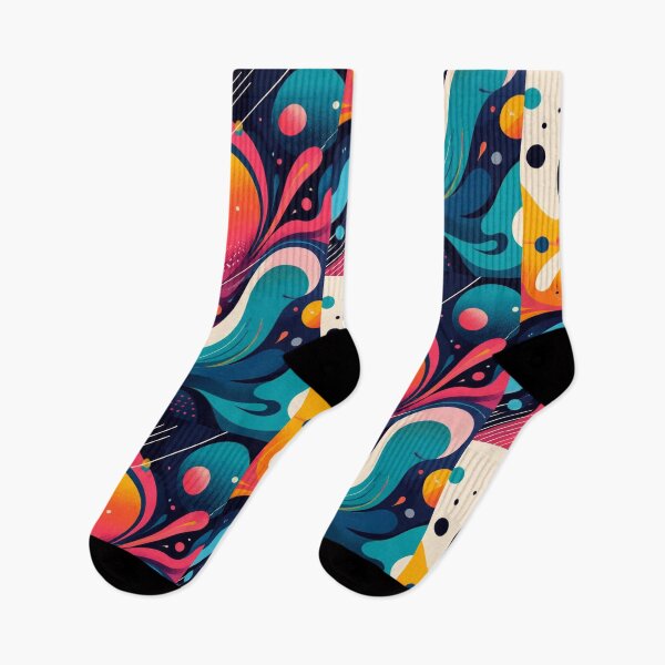 Item preview, Bold Colourful Abstract Swirls | Modern Maximalist Art designed and sold by My Gluten Free Life UK.