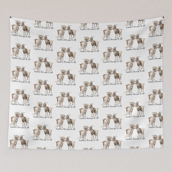 Item preview, Goat Wedding Couple designed and sold by Roy & Tiffany.