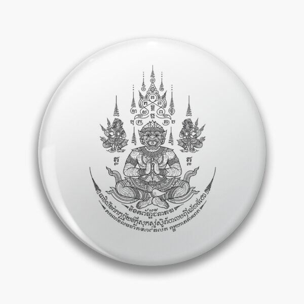 Item preview, Traditional Sak Yant Hanuman Design designed and sold by SiddharthaMoon.