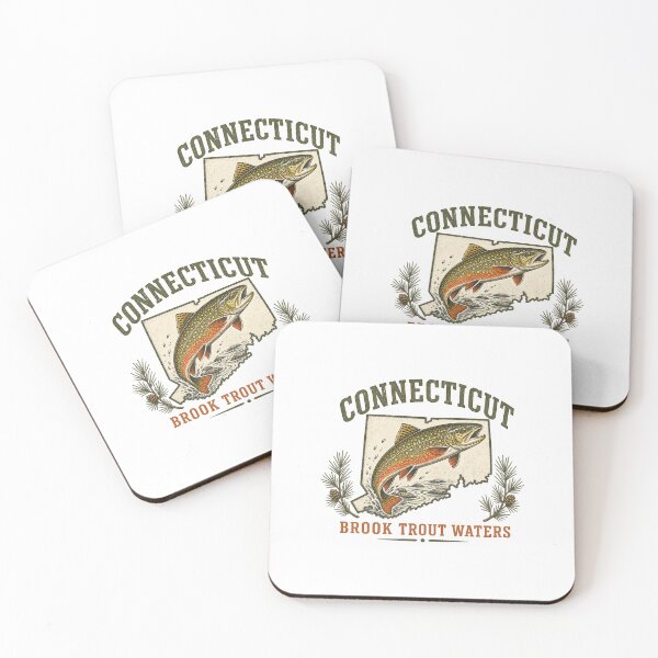 Item preview, Connecticut Brook Trout Fishing Art | New England Angler Design designed and sold by AMICO77.