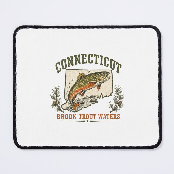 Item preview, Connecticut Brook Trout Fishing Art | New England Angler Design designed and sold by AMICO77.