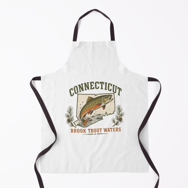 Item preview, Connecticut Brook Trout Fishing Art | New England Angler Design designed and sold by AMICO77.