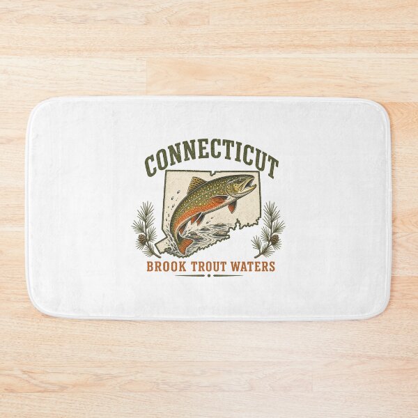 Item preview, Connecticut Brook Trout Fishing Art | New England Angler Design designed and sold by AMICO77.