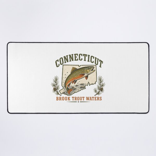 Item preview, Connecticut Brook Trout Fishing Art | New England Angler Design designed and sold by AMICO77.