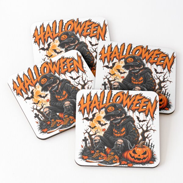 Item preview, Halloween Pumpkin Streetwear – Spooky Goth Anime Halloween Design designed and sold by JRdesigns25.