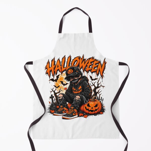 Item preview, Halloween Pumpkin Streetwear – Spooky Goth Anime Halloween Design designed and sold by JRdesigns25.