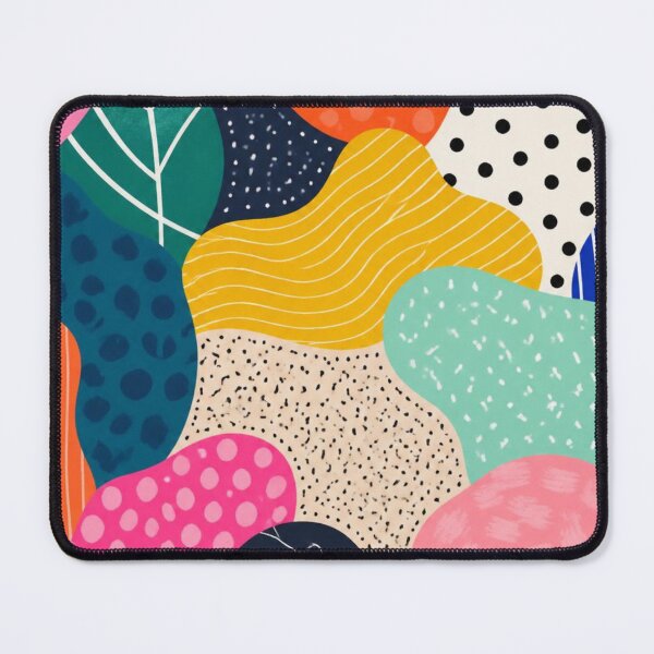 Item preview, Colourful Organic Shapes | Playful Retro Abstract Pattern designed and sold by My Gluten Free Life UK.