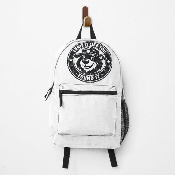Item preview, Leave It Like You Found It Vintage Park Ranger Bear Stamp designed and sold by GabeMountainArt.