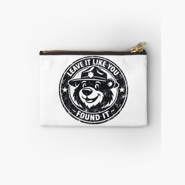 Item preview, Leave It Like You Found It Vintage Park Ranger Bear Stamp designed and sold by GabeMountainArt.
