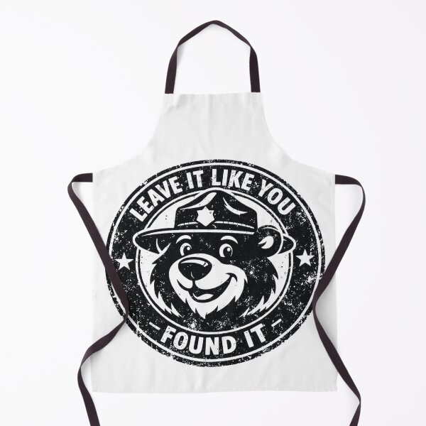 Item preview, Leave It Like You Found It Vintage Park Ranger Bear Stamp designed and sold by GabeMountainArt.