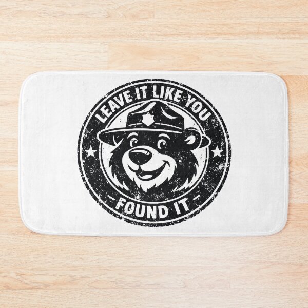 Item preview, Leave It Like You Found It Vintage Park Ranger Bear Stamp designed and sold by GabeMountainArt.