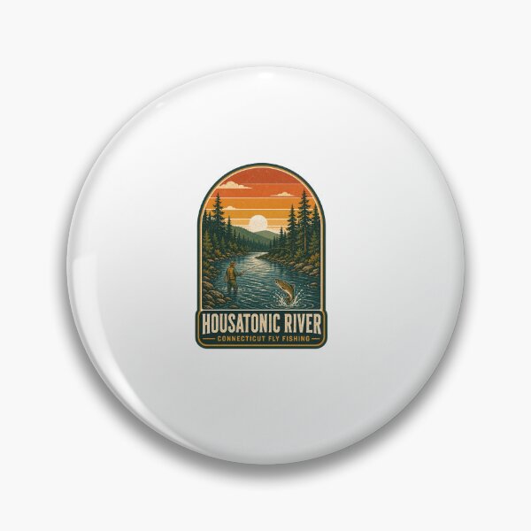 Item preview, Connecticut Brook Trout Fishing Art | New England Angler Design designed and sold by AMICO77.