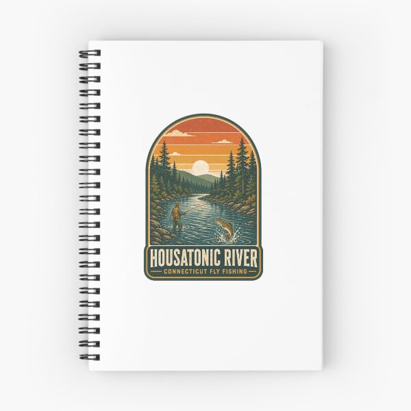 Item preview, Connecticut Brook Trout Fishing Art | New England Angler Design designed and sold by AMICO77.