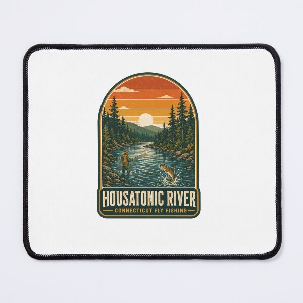 Item preview, Connecticut Brook Trout Fishing Art | New England Angler Design designed and sold by AMICO77.