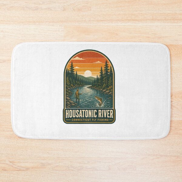 Item preview, Connecticut Brook Trout Fishing Art | New England Angler Design designed and sold by AMICO77.