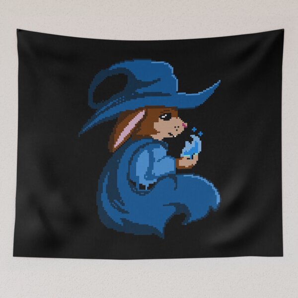 Item preview, Magic bunny pixel art - blue designed and sold by SulPixelart.