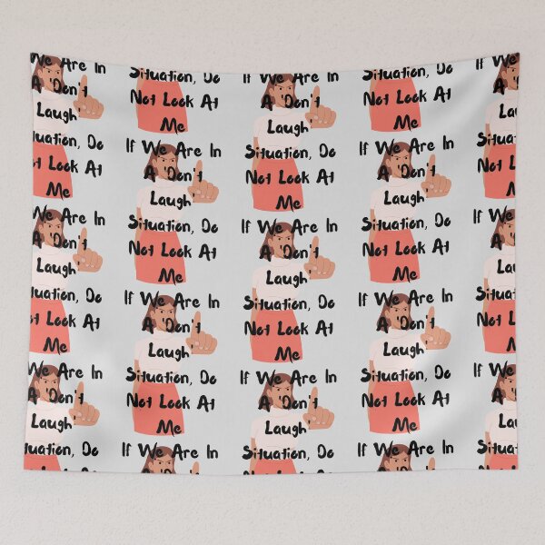 Item preview, We Have A Don't Laugh Situation Funny Quote Woman Pointing Art designed and sold by Artemis & Woven Collective.