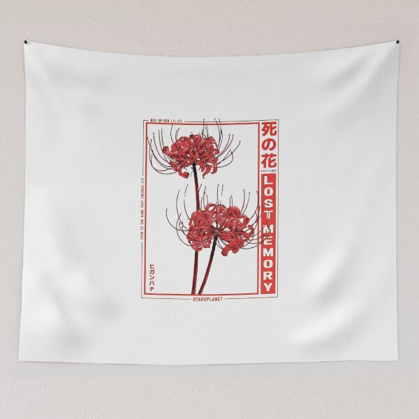 Item preview, Red Spider Lily Japanese Art designed and sold by delwynrichardsd.