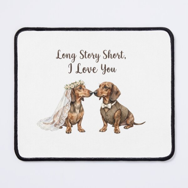 Item preview, Dachshund Wedding Couple designed and sold by Roy & Tiffany.