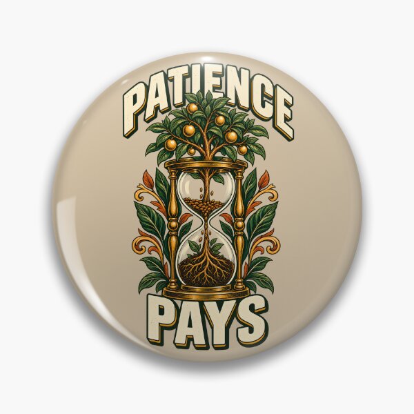 Item preview, Patience Pays – Growing Tree Inside an Hourglass designed and sold by VioVibe.
