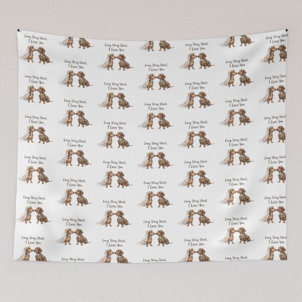 Item preview, Dachshund Wedding Couple designed and sold by Roy & Tiffany.