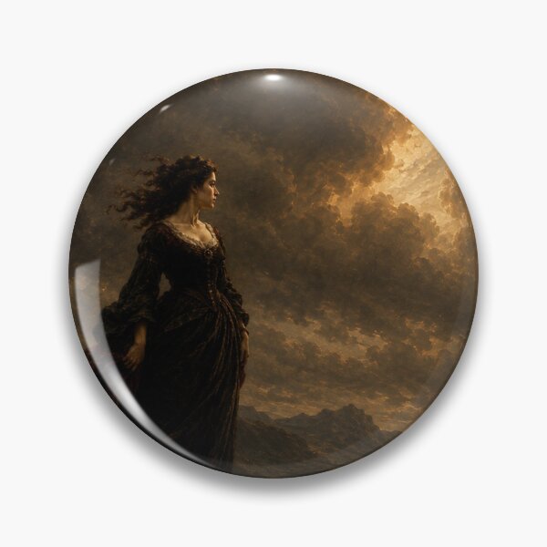 Item preview, Woman Beneath the Golden Storm designed and sold by ZYVARENNE.