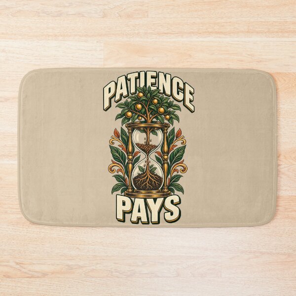 Item preview, Patience Pays – Growing Tree Inside an Hourglass designed and sold by VioVibe.