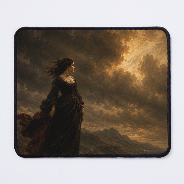 Item preview, Woman Beneath the Golden Storm designed and sold by ZYVARENNE.